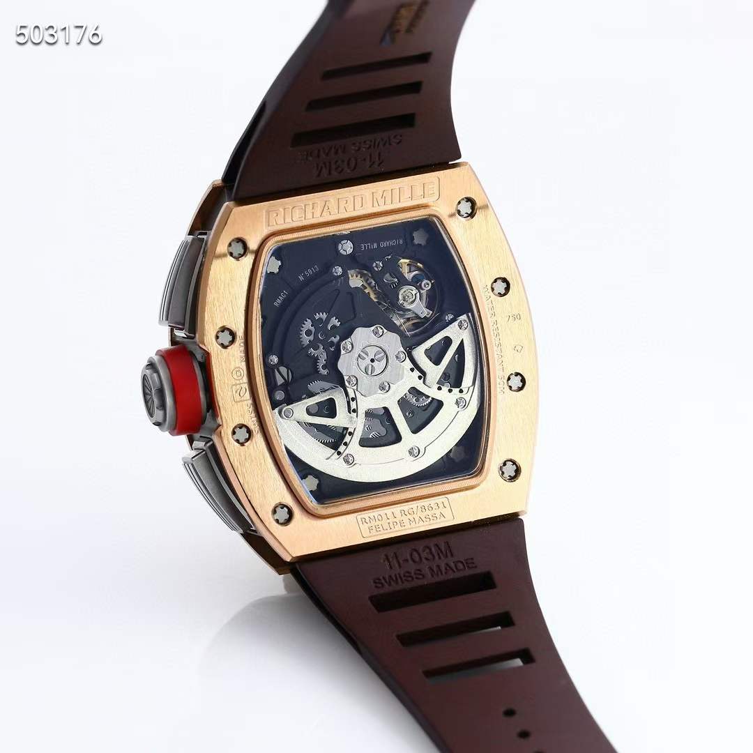 리차드밀 2023 RM011 FM 브라운스트랩 시계 워치